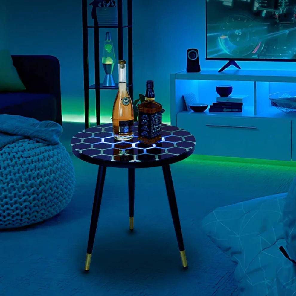 Innovative Touch-Sensitive Glow Coffee Table