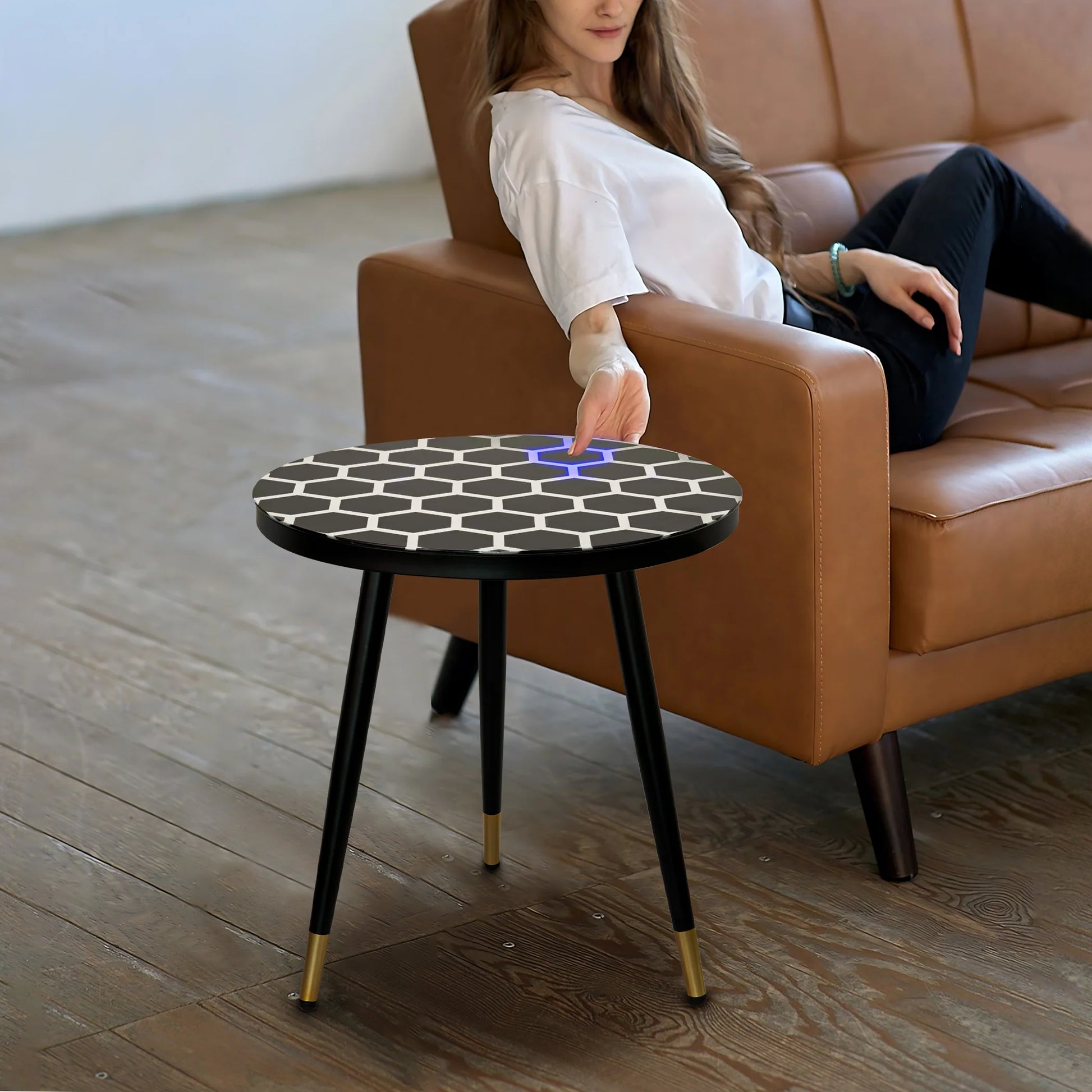 Innovative Touch-Sensitive Glow Coffee Table