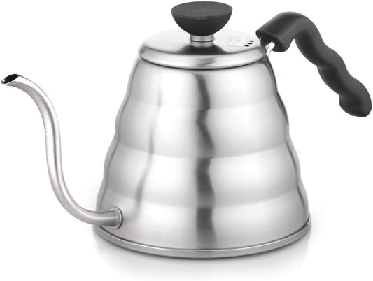 V60 "Buono" Gooseneck Drip Kettle, 1200Ml, Silver